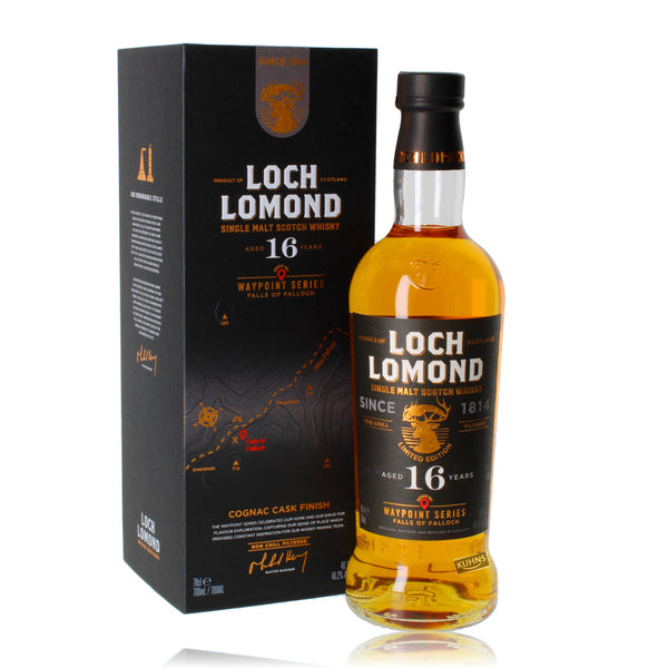 Loch Lomond 16 vuotta Falls of Falloch 0,7l, alk. 46,2 tilavuusprosenttia. 