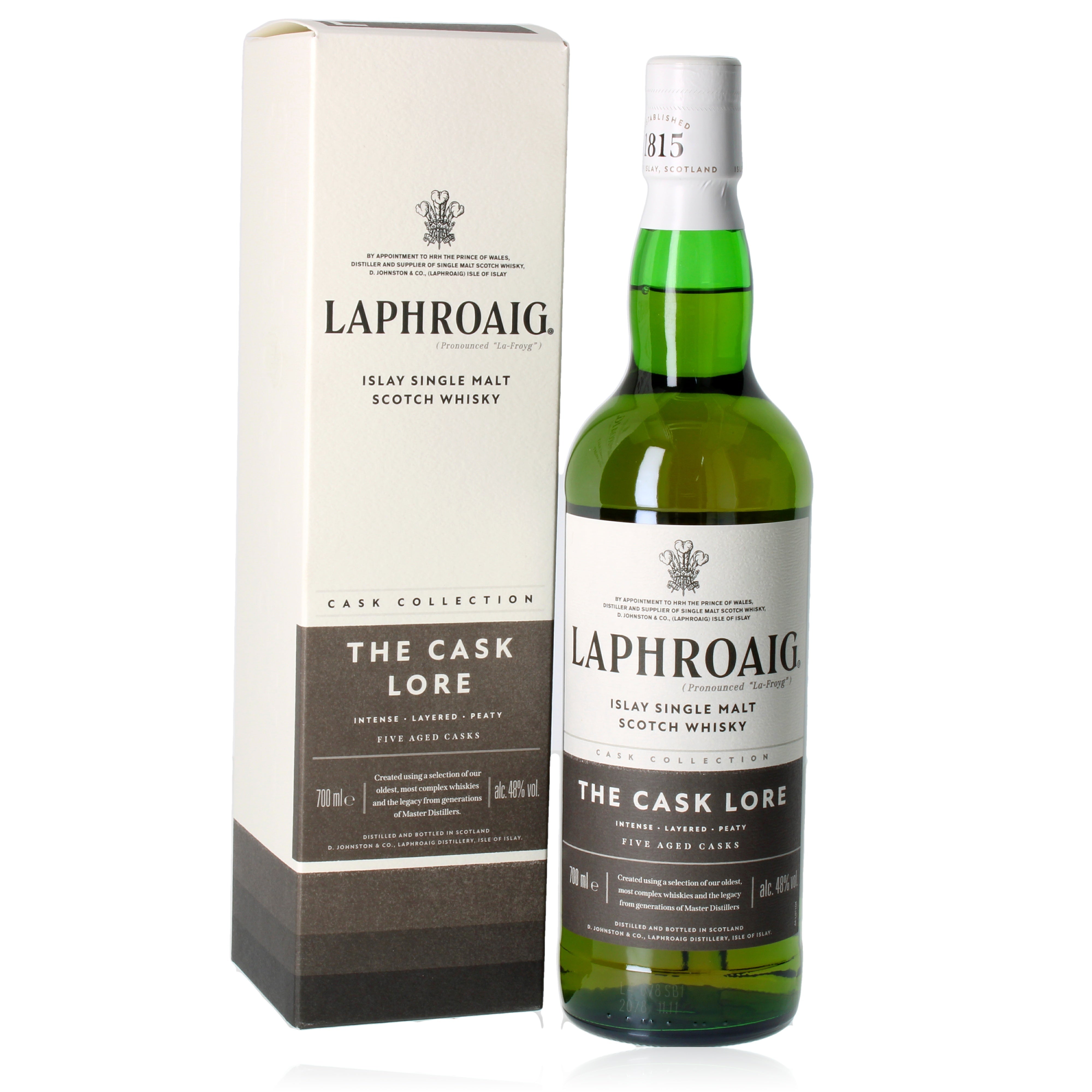 Laphroaig Lore Islay Single Malt Scotch Whiskey 0.7l, alc. 48% by volume