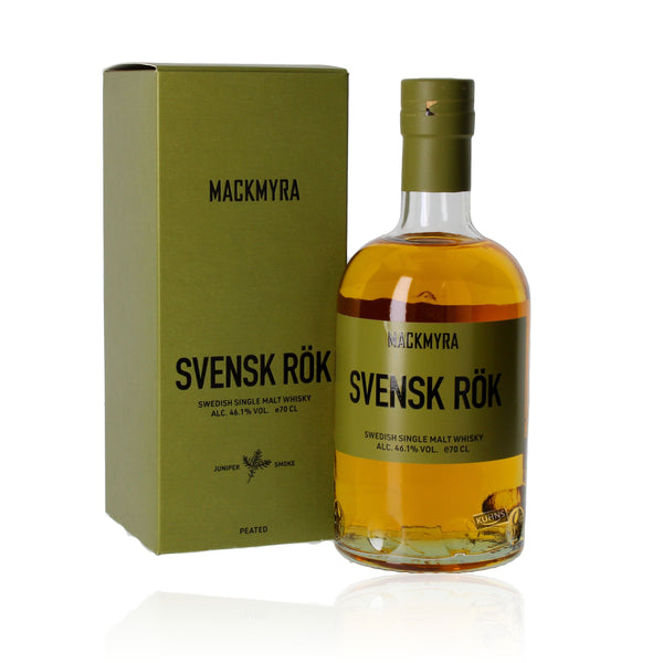 Mackmyra Svensk Rök ruotsalainen viski, 0,7l, alk. 46,1 tilavuusprosenttia