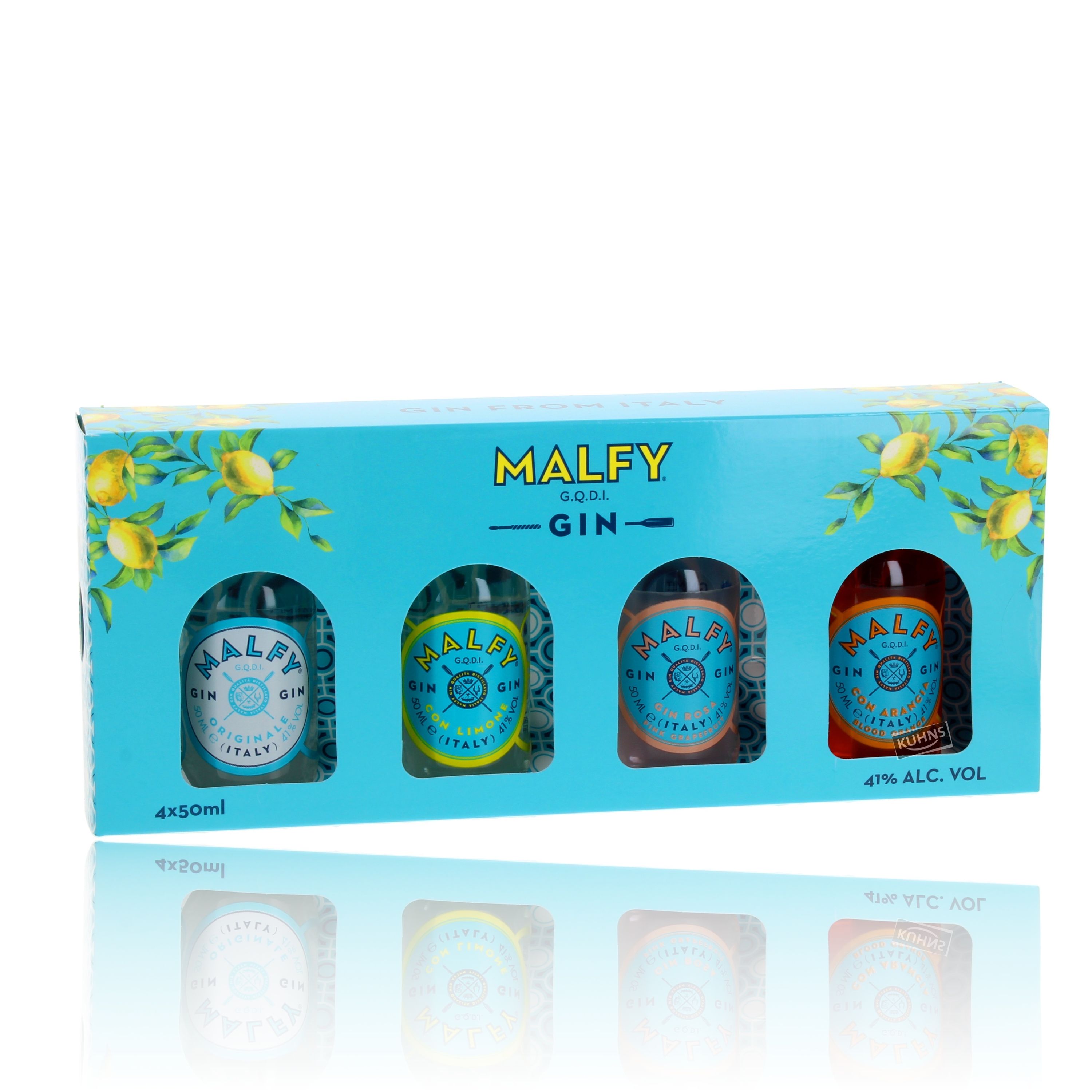 Malfy Minis 4x0.05l, alc. 41% vol., Gin Italy