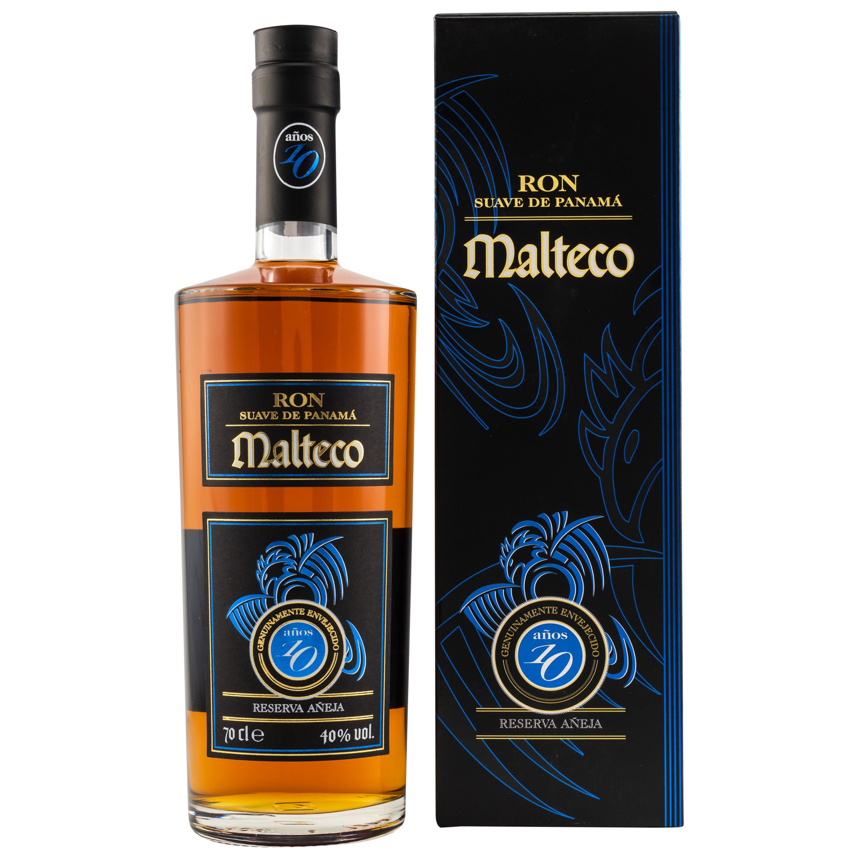 Malteco Rum 10 Years Reserva Aneja 0.7l, alc. 40% vol., rum Panama