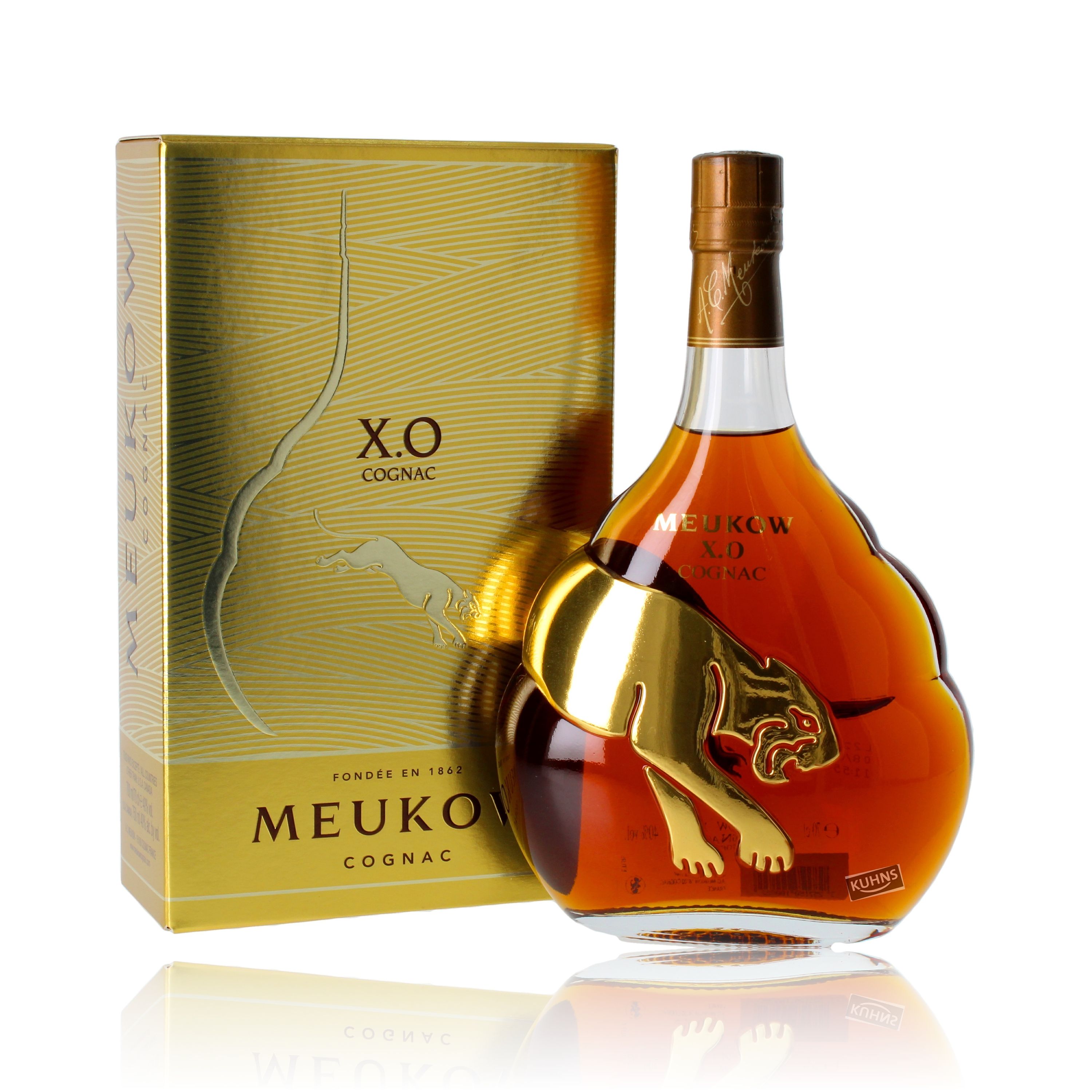 Meukow XO Cognac 0,7l, alk. 40 tilavuusprosenttia, Cognac France 