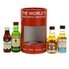 The World's Favorite Whiskey Set with 4 miniatures, 0.05l each, alc. 40% by volume