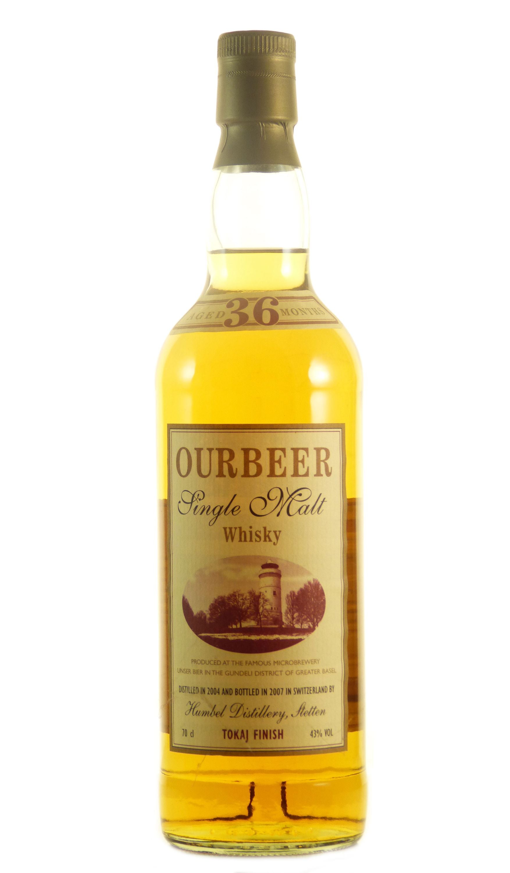 Ourbeer Tokaj Finish Single Malt Whisky, 0,7l, alk. 43 tilavuusprosenttia.