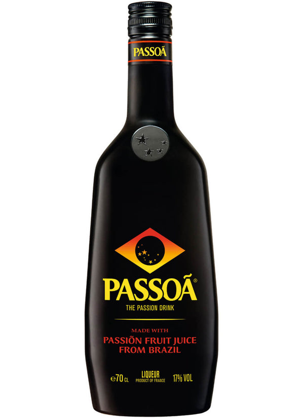 Passoa 0.7l, alc. 17% by volume, passion fruit liqueur France