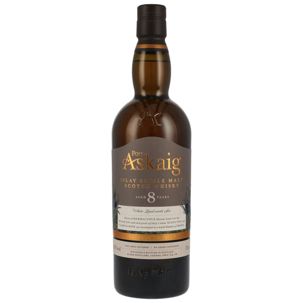 Port Askaig 8 Years Islay Single Malt Scotch Whiskey 0.7l, alc. 45.8% by volume