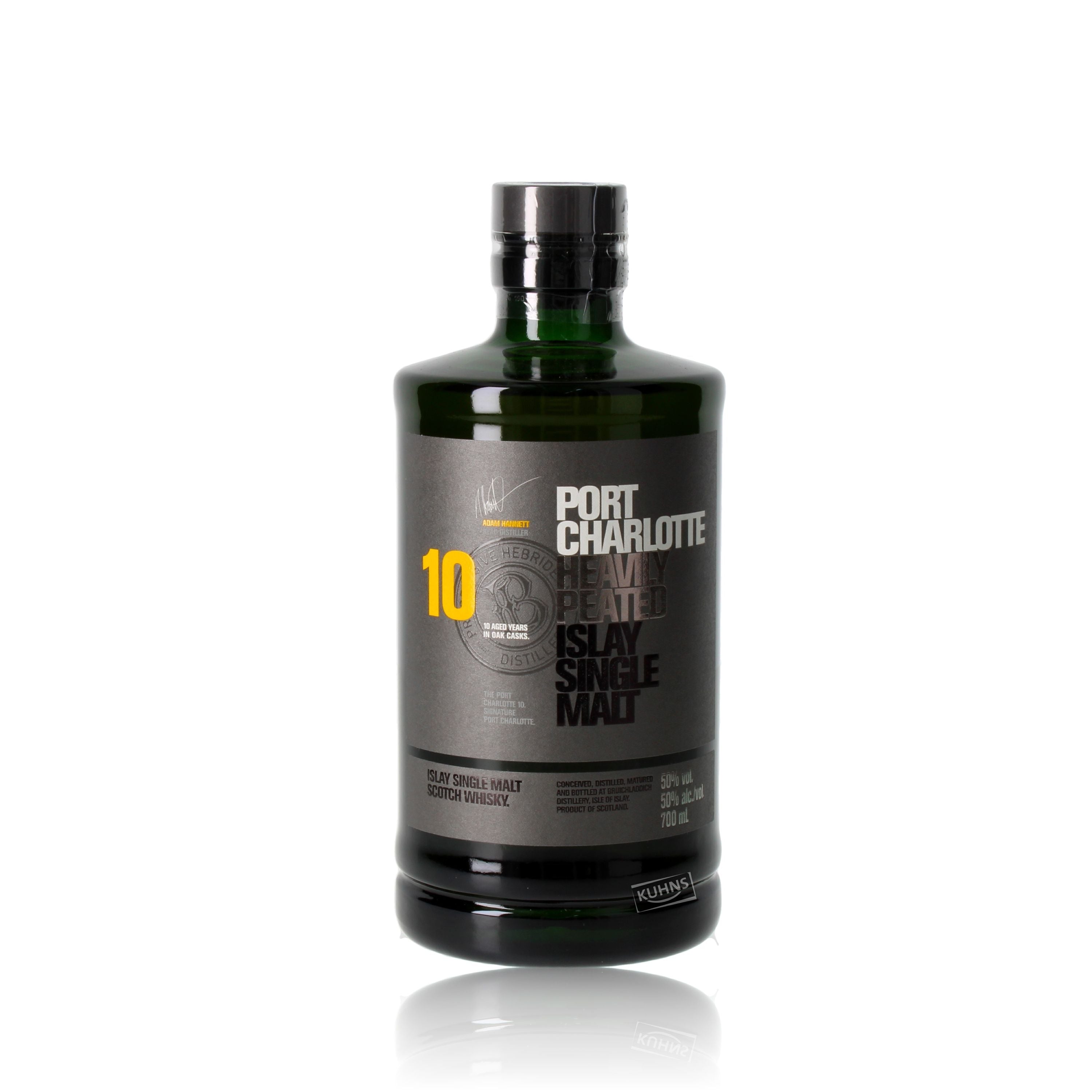 Port Charlotte 10 Years Islay Single Malt Scotch Whisky 0,7l, alk. 50 % tilavuudesta
