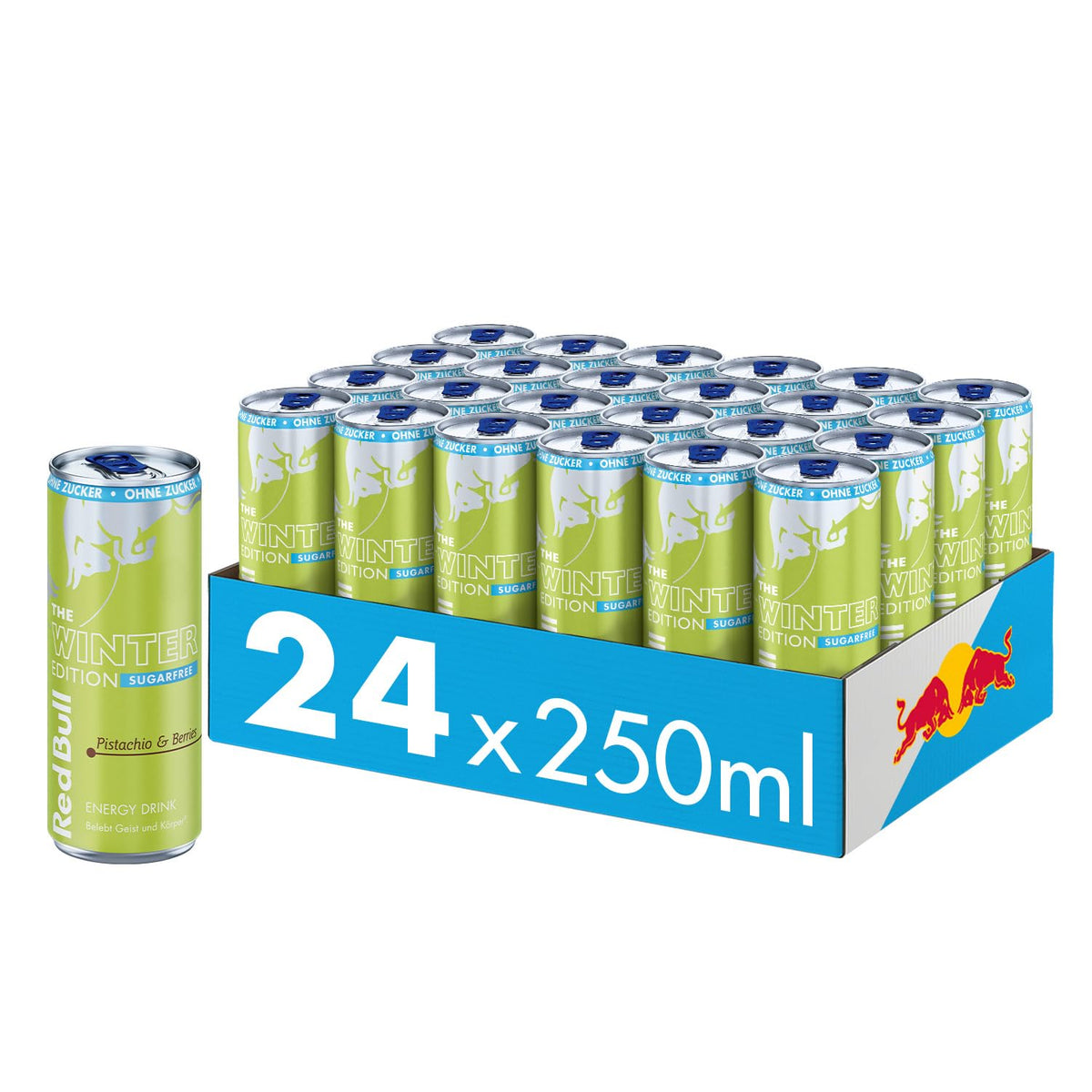 Red Bull Pistachio & Berries Winter Edition Sugarfree 24x0,25l