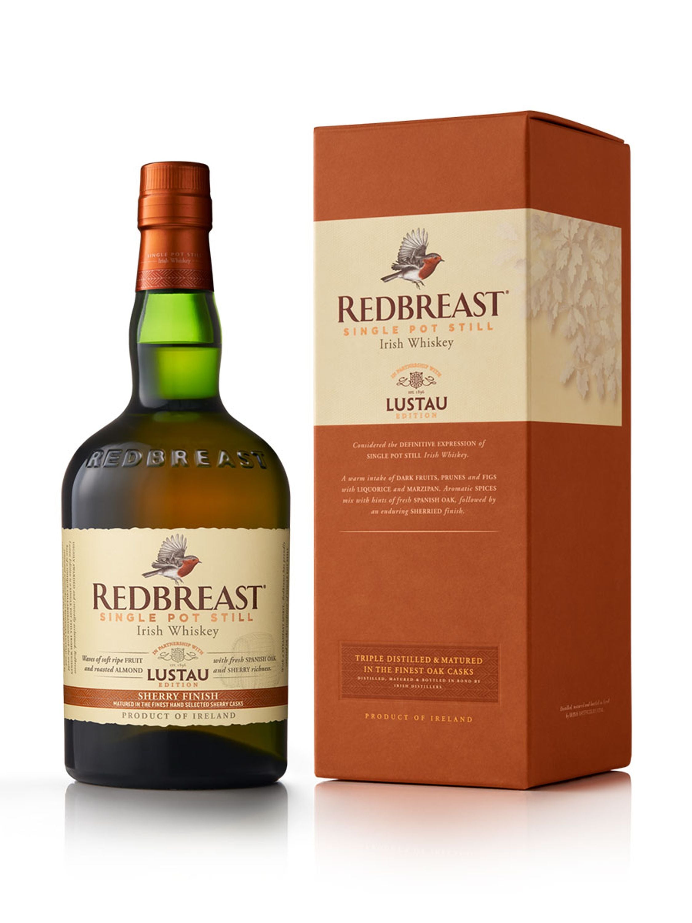 Redbreast Lustau Edition Single Pot Still Irish Whisky, 0,7l, alk. 46 % tilavuudesta