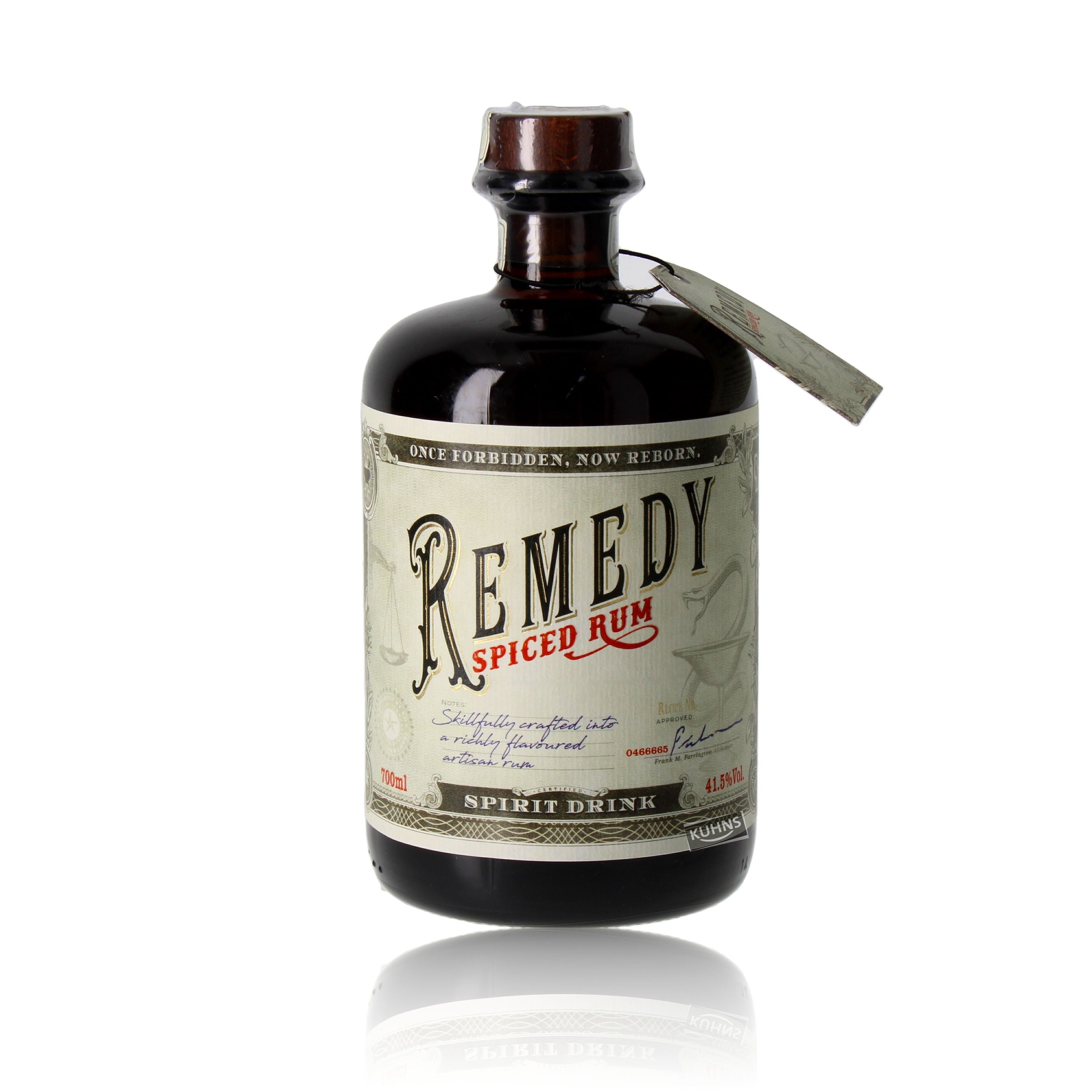 Remedy Spiced Rum   0,7l, alc. 41.5 Vol.-%,