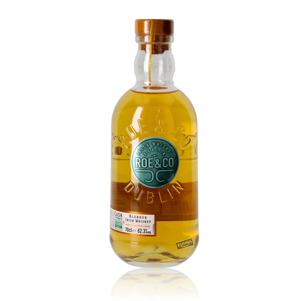 Roe &amp; Co Cask Strength Blended Irish Whisky 0,7l, alk. 62,3 tilavuusprosenttia.