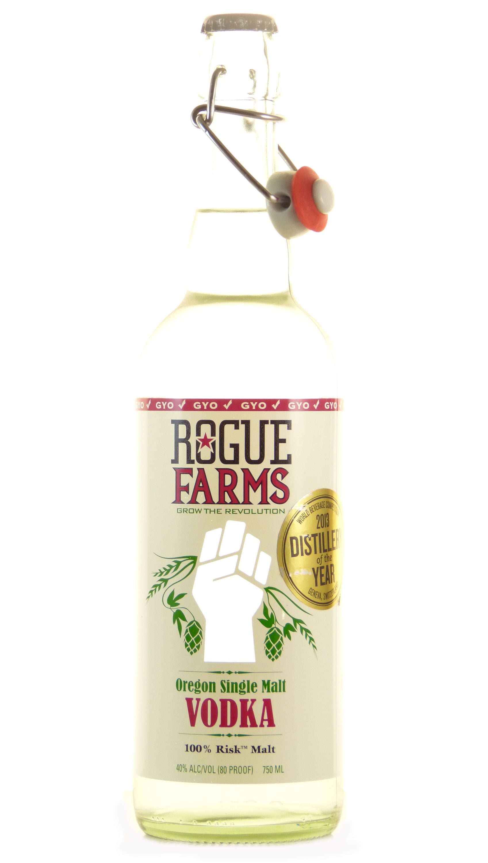 Rogue Farms Vodka 0,7l, alk. 40 tilavuusprosenttia, vodka USA