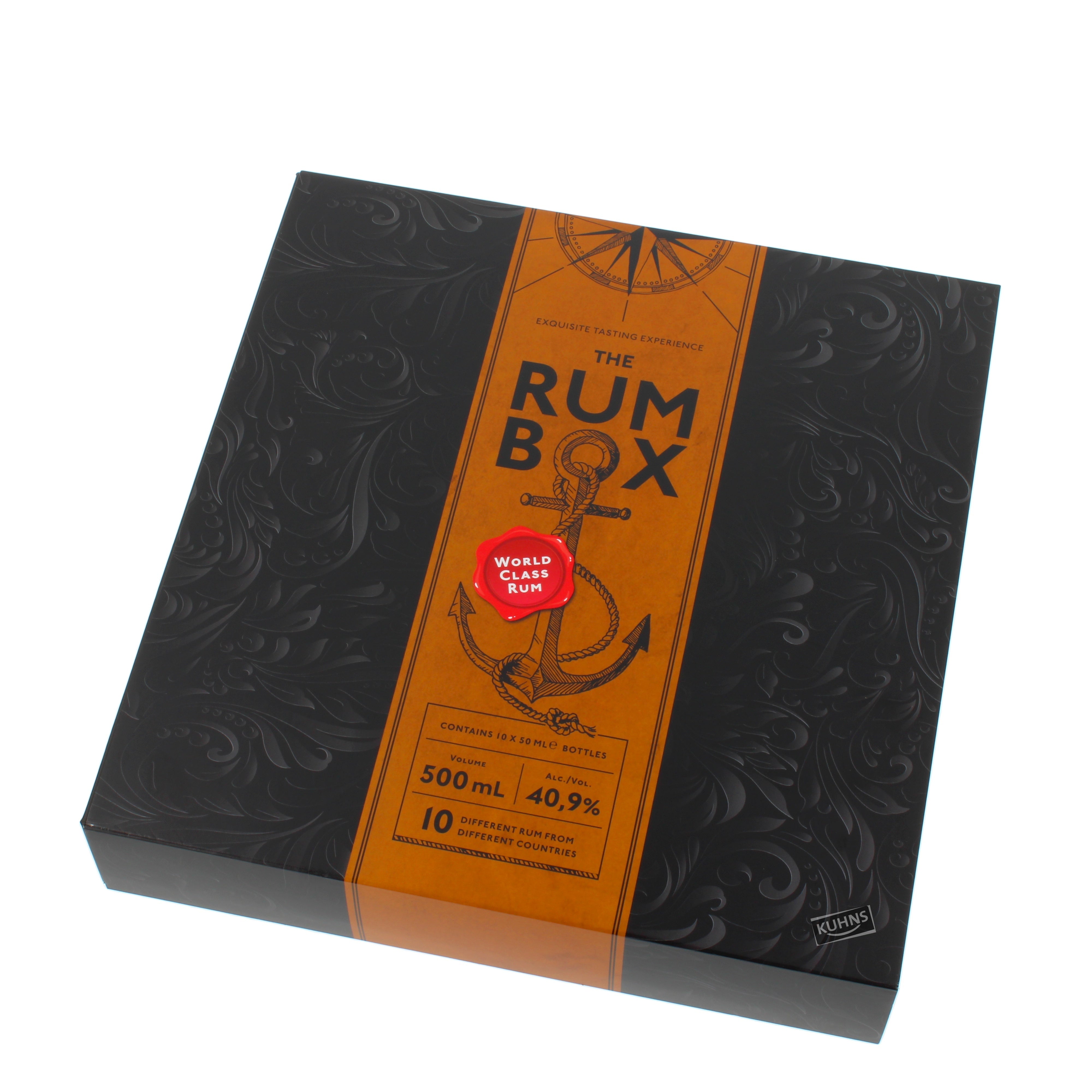 The Rum Box World Class Tasting Set #2, 40.9 Vol.-%, 10x 50ml