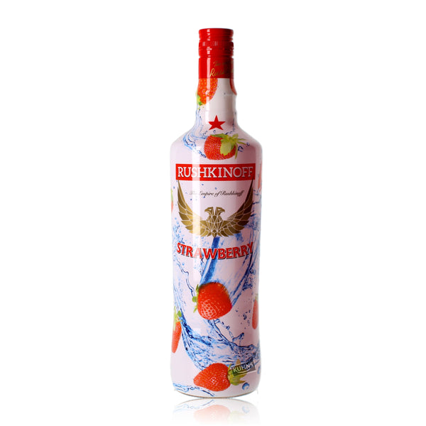 Rushkinoff Vodka &amp; Strawberry 1.0 Ltr. alc. 18 Vol.-%