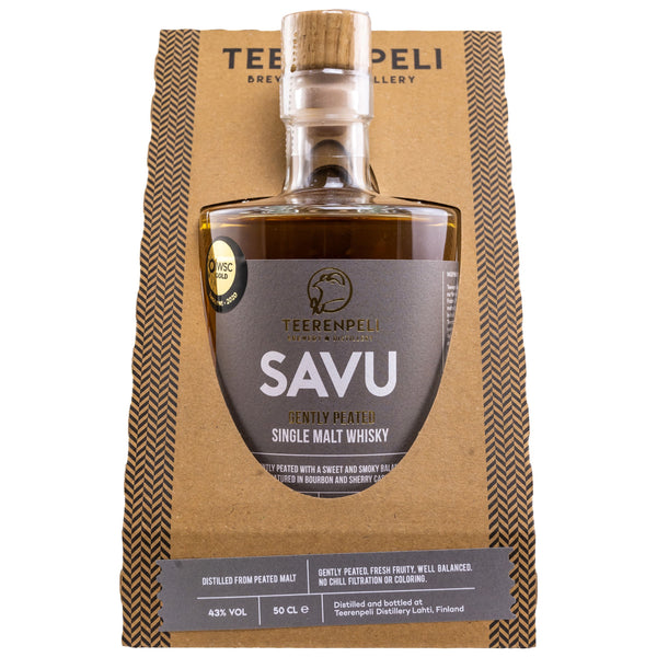 Teerenpeli Savu Single Malt Whisky 0,5l, alk. 43 tilavuusprosenttia. 