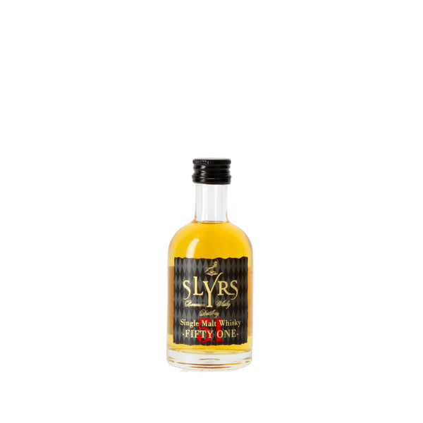 Slyrs Fifty One Single Malt Whisky Miniature 0,05l alk. 51 tilavuusprosenttia.