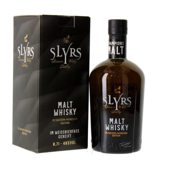 Slyrs Champions Malt Whisky FC Bayern Munich Edition 0,7l, alk. 40 % tilavuudesta