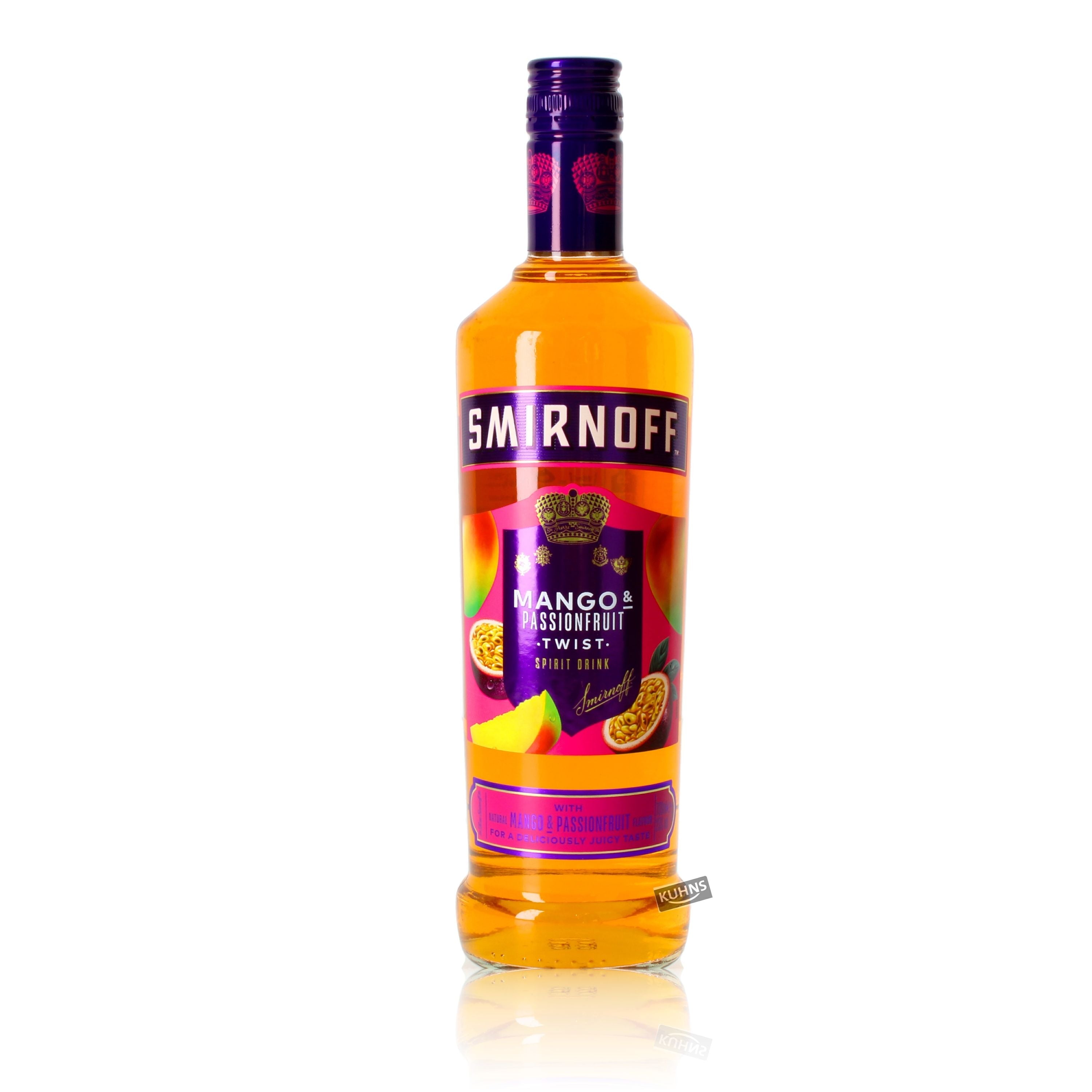Smirnoff Mango &amp; Passionfruit Twist 0,7l, alk. 25 tilavuusprosenttia, vodkalikööri USA