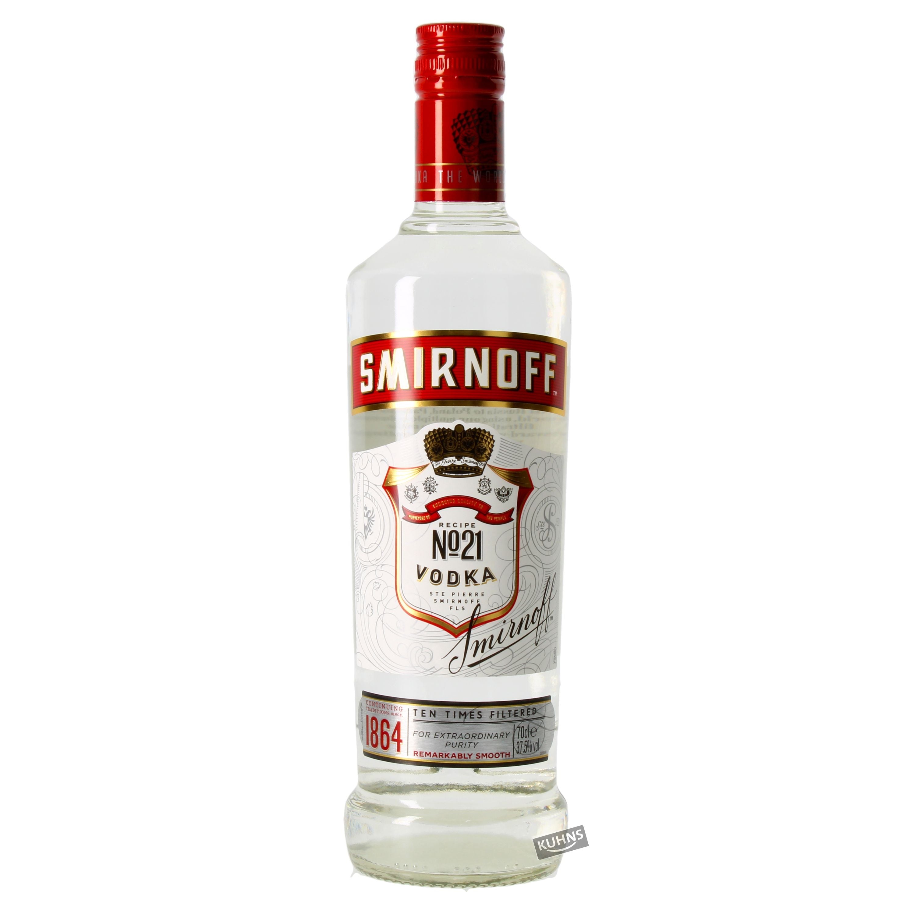 Smirnoff Red Label No.21 0.7l, alc. 37.5% Vol, Vodka USA
