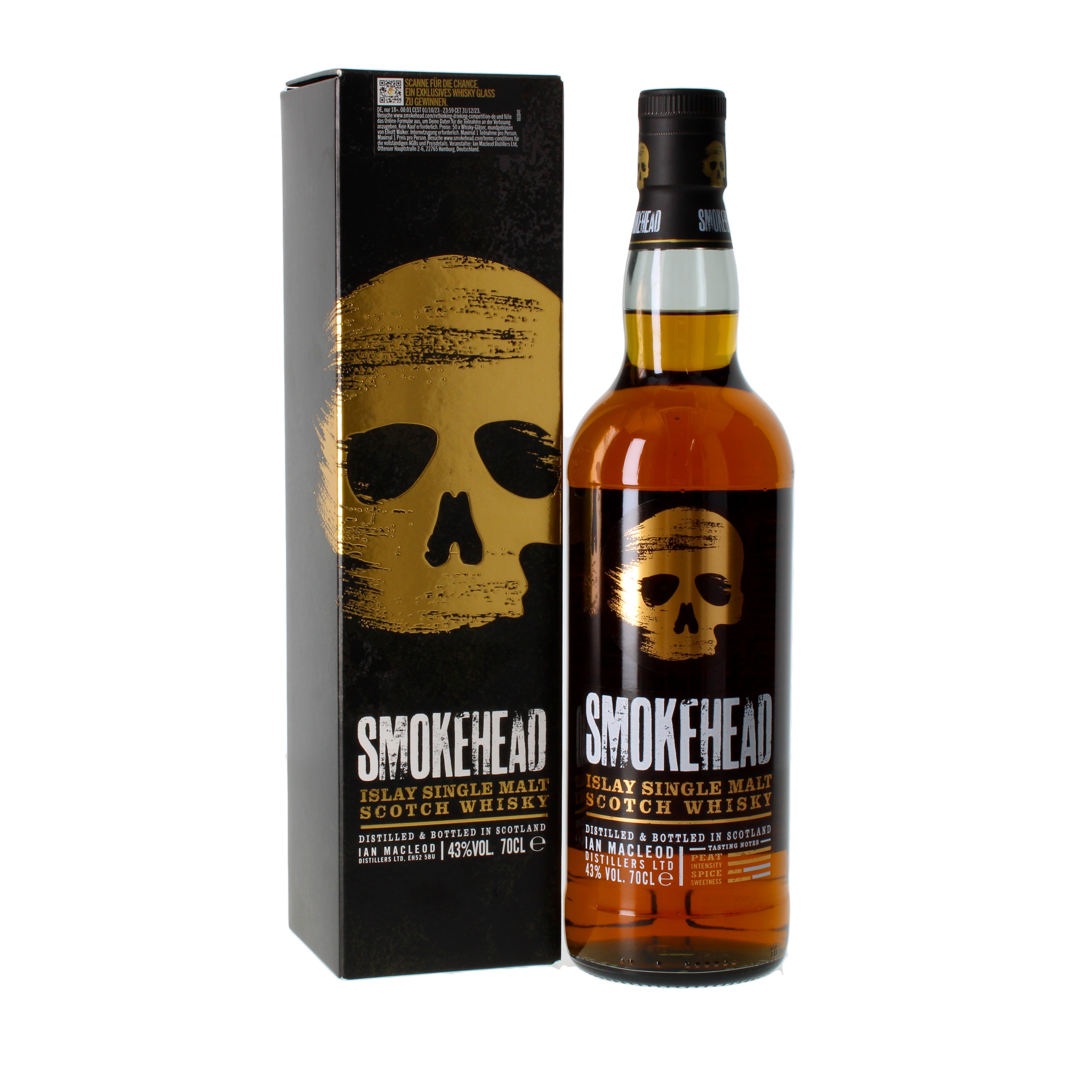 Smokehead Islay Single Malt Scotch Whiskey 0.7l, alc. 43% by volume