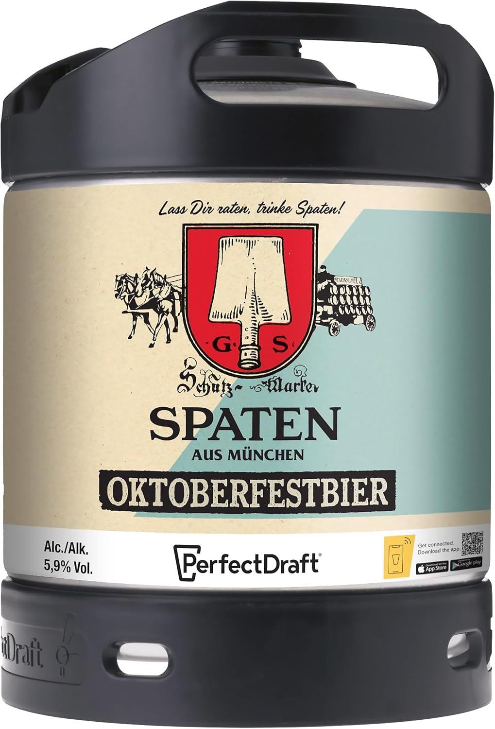 Spaten Oktoberfestbier Perfect Draft 6,0l, alc. 5,9 Vol.-%
