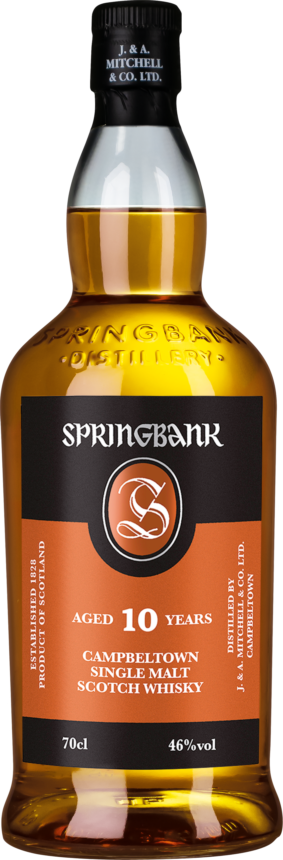 Springbank 10 Jahre Campbeltown Single Malt Scotch Whisky 0,7l, alc. 46 Vol.-%