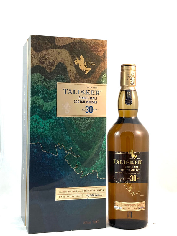 Talisker 30 vuotta 0,7l, alk. 49,6 tilavuusprosenttia.