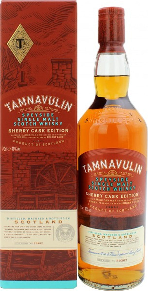 Tamnavulin Sherry Cask Speyside Single Malt Scotch Whiskey 0.7l, alc. 40% by volume