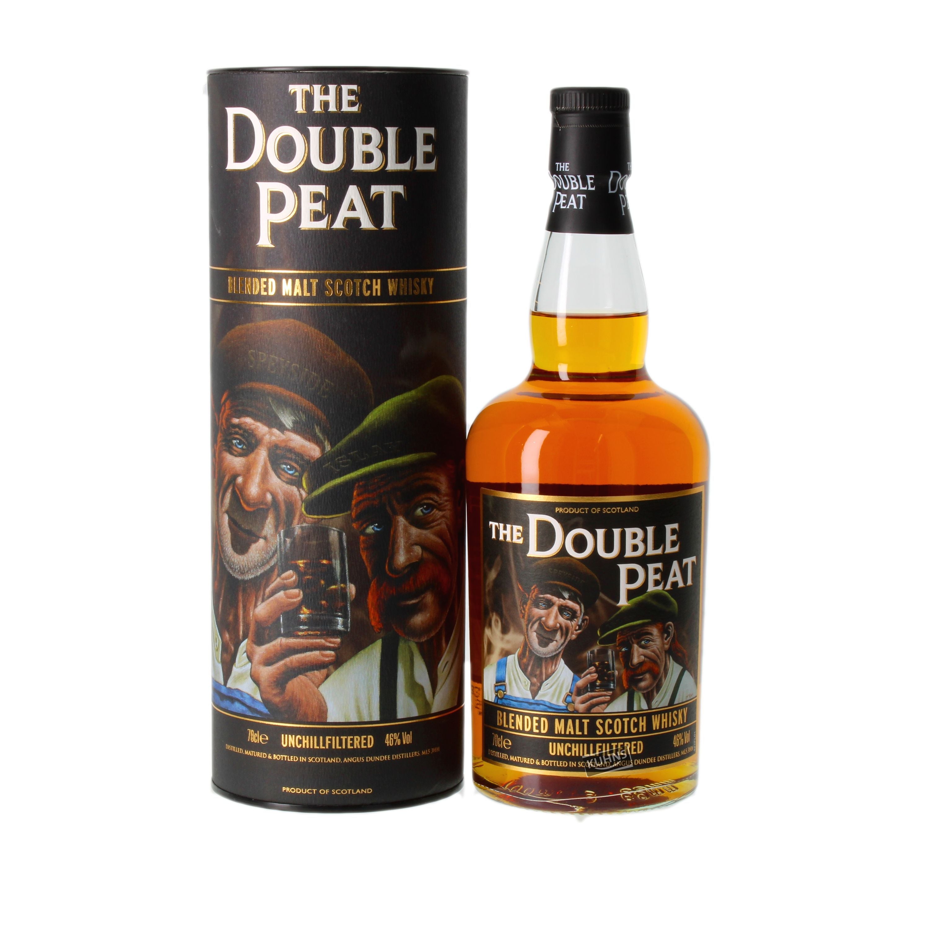 The Double Peat Blended Malt Scotch Whiskey 0.7l, alc. 46% by volume