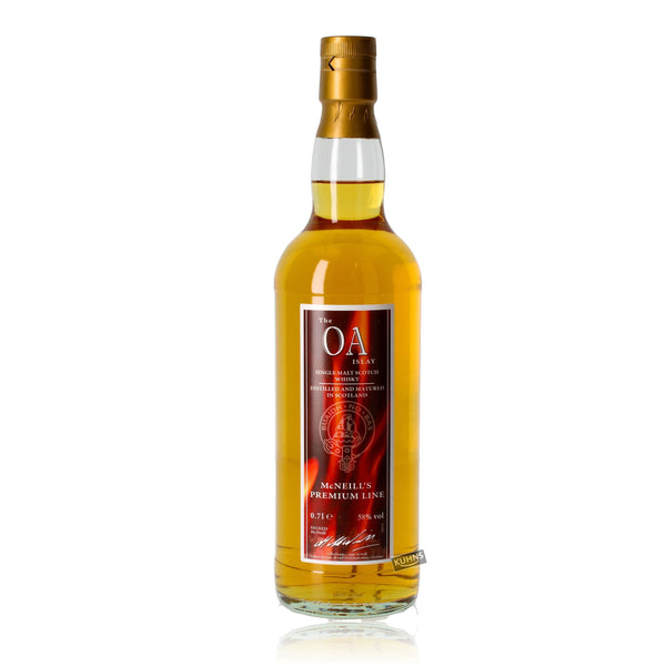 OA Islay Single Malt Scotch Whisky, 0,7 l, alk. 58 tilavuusprosenttia.