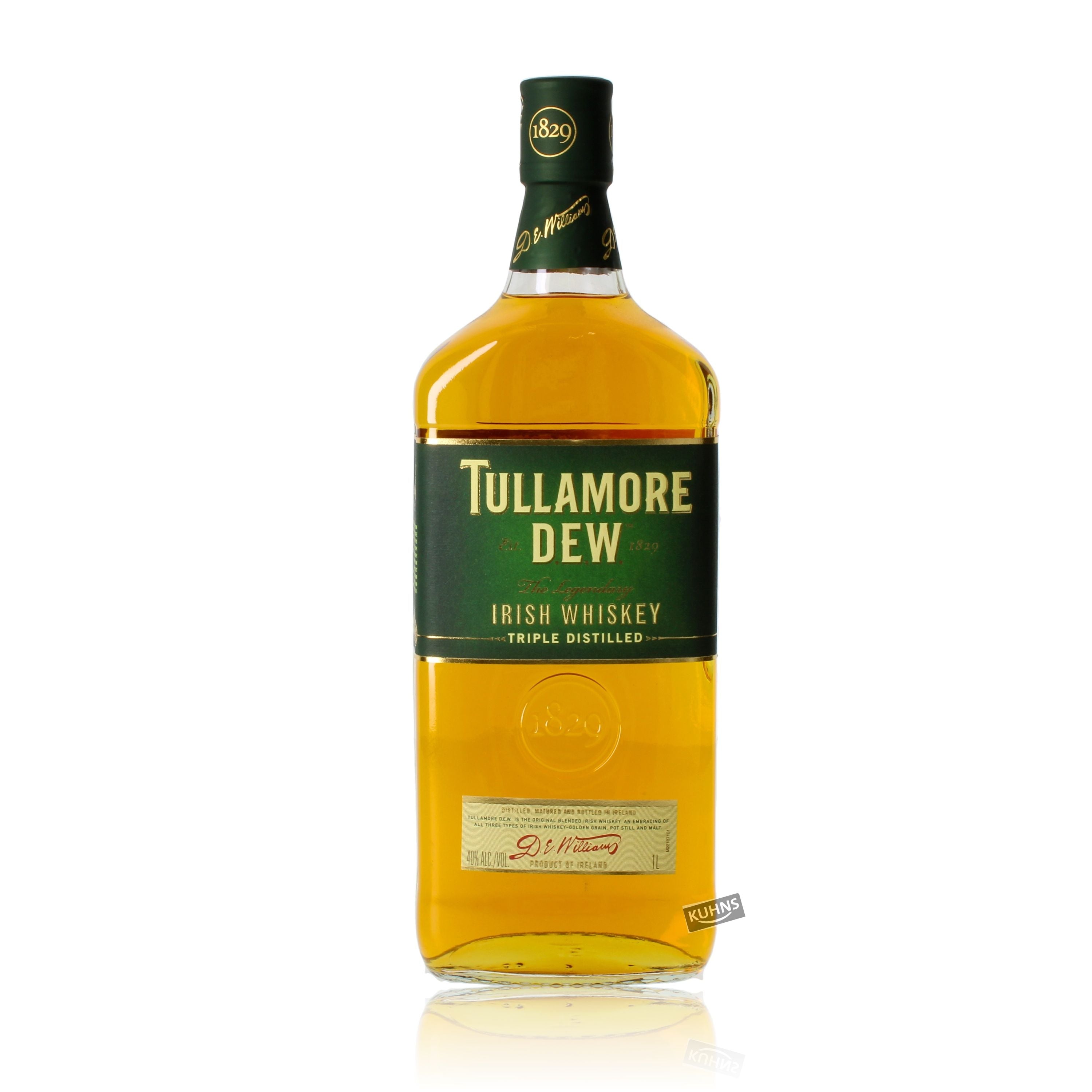 Tullamore Dew Irish Whisky 1,0l, alk. 40 % tilavuudesta