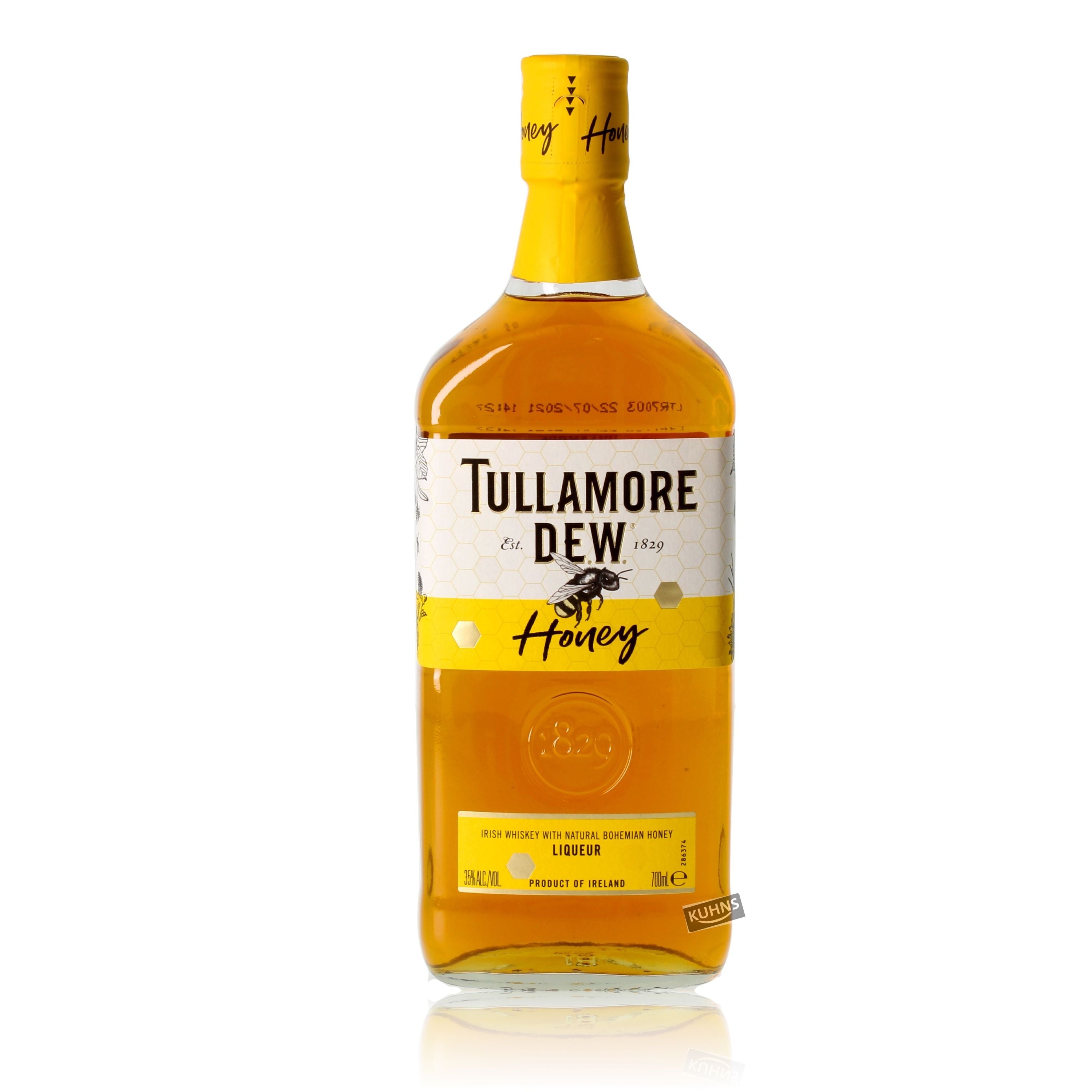 Tullamore Dew Honey Whisky Liqueur 0,7l, alk. 35 tilavuusprosenttia.