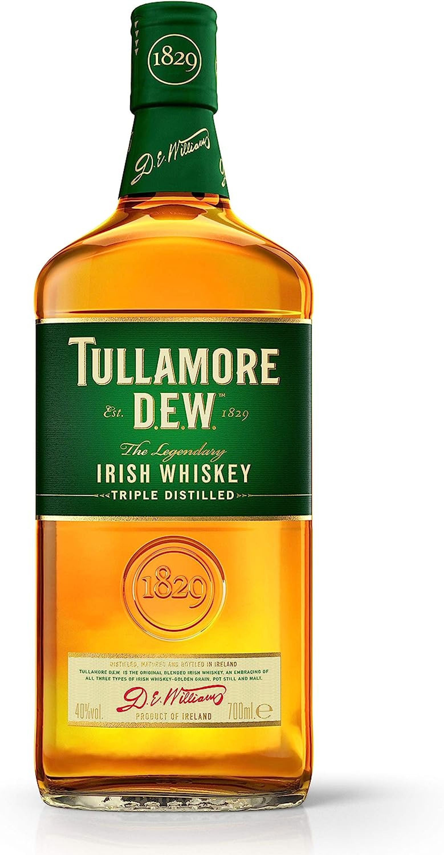 Tullamore Dew Irish Whisky 0,7l, alk. 40 % tilavuudesta