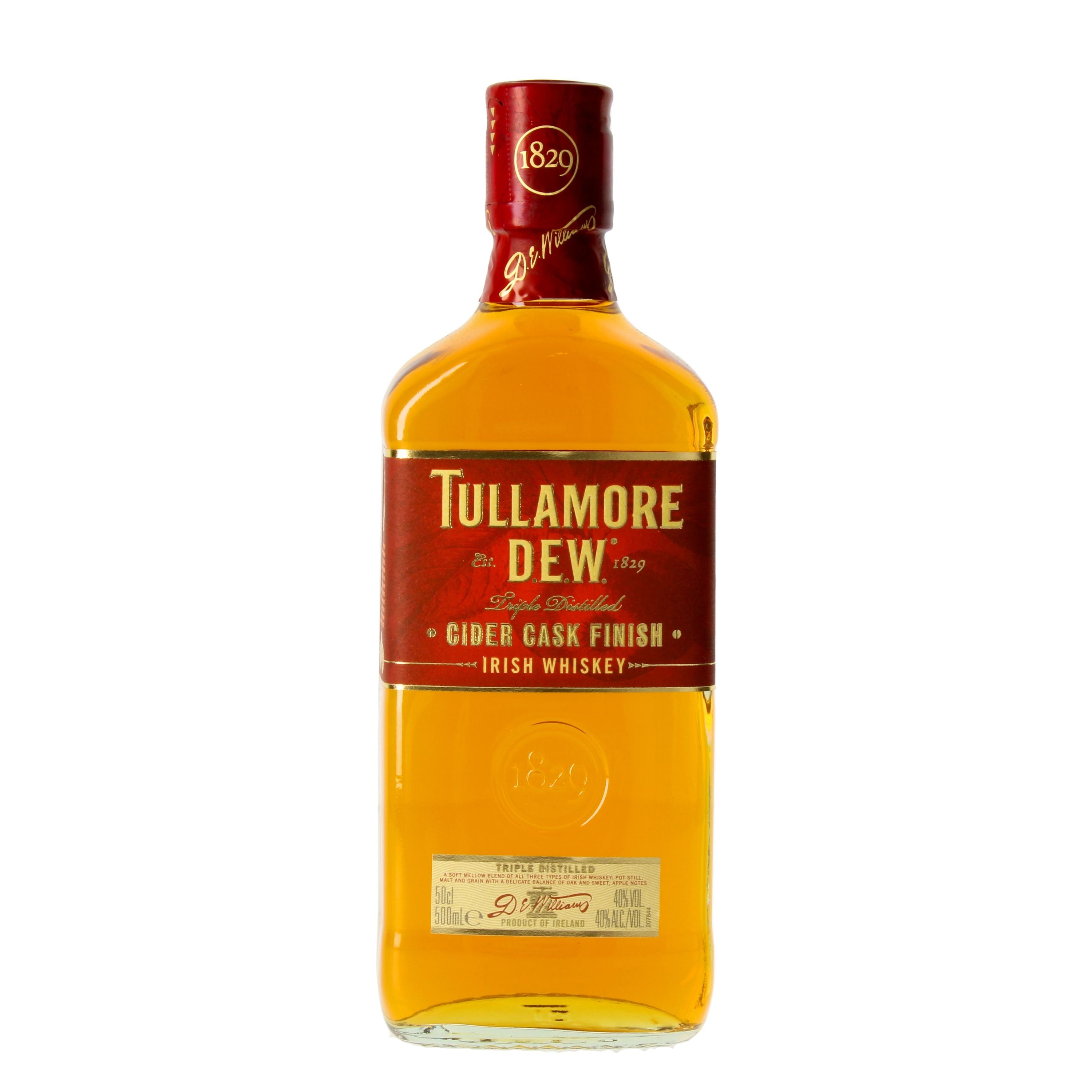 Tullamore Dew Cider Cask Finish Irish Whisky 0,5l, alk. 40 % tilavuudesta