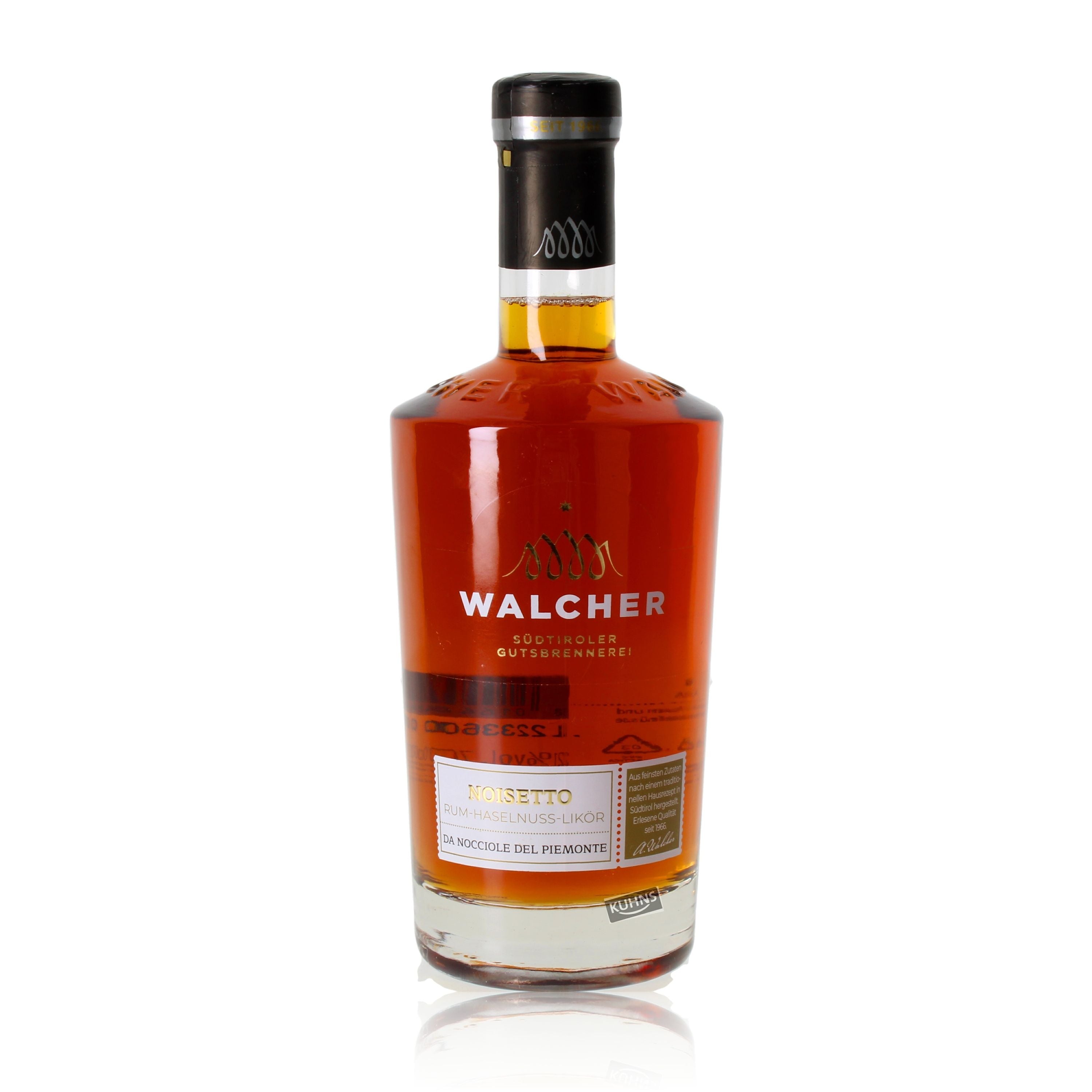 Walcher Noisetto Rum Hazelnut Liqueur 0.7l, alc. 21% by volume