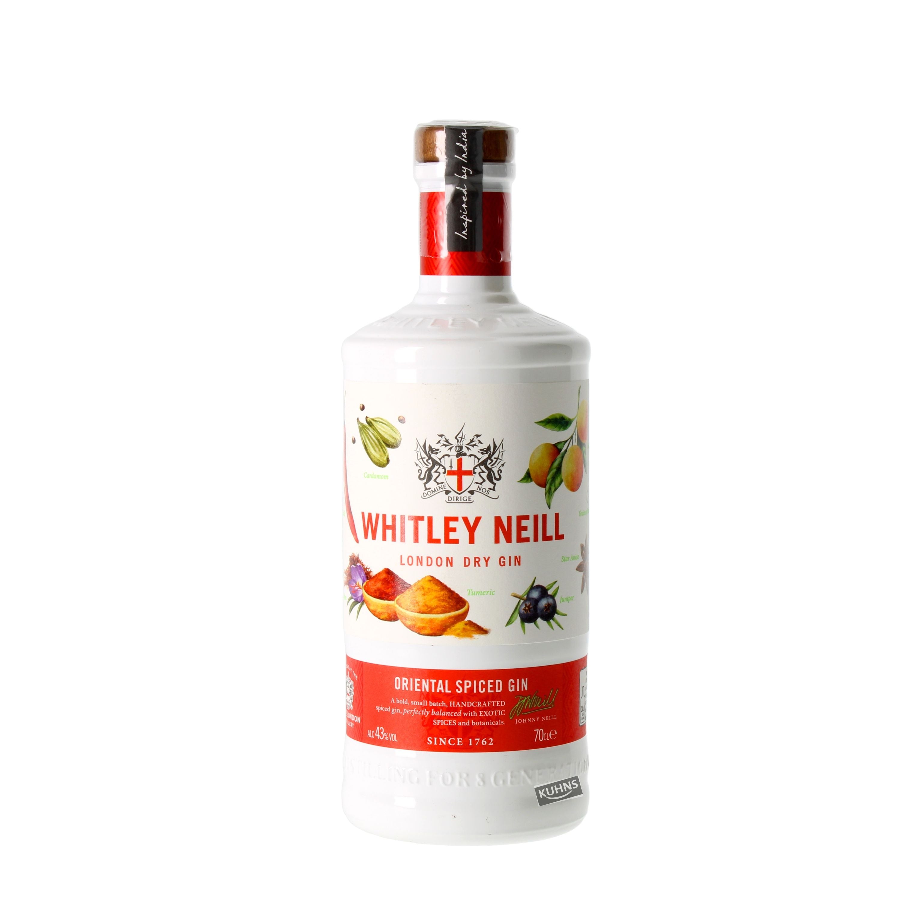 Whitley Neill Oriental Spiced Gin 0.7l, alc. 43% ABV, Gin England