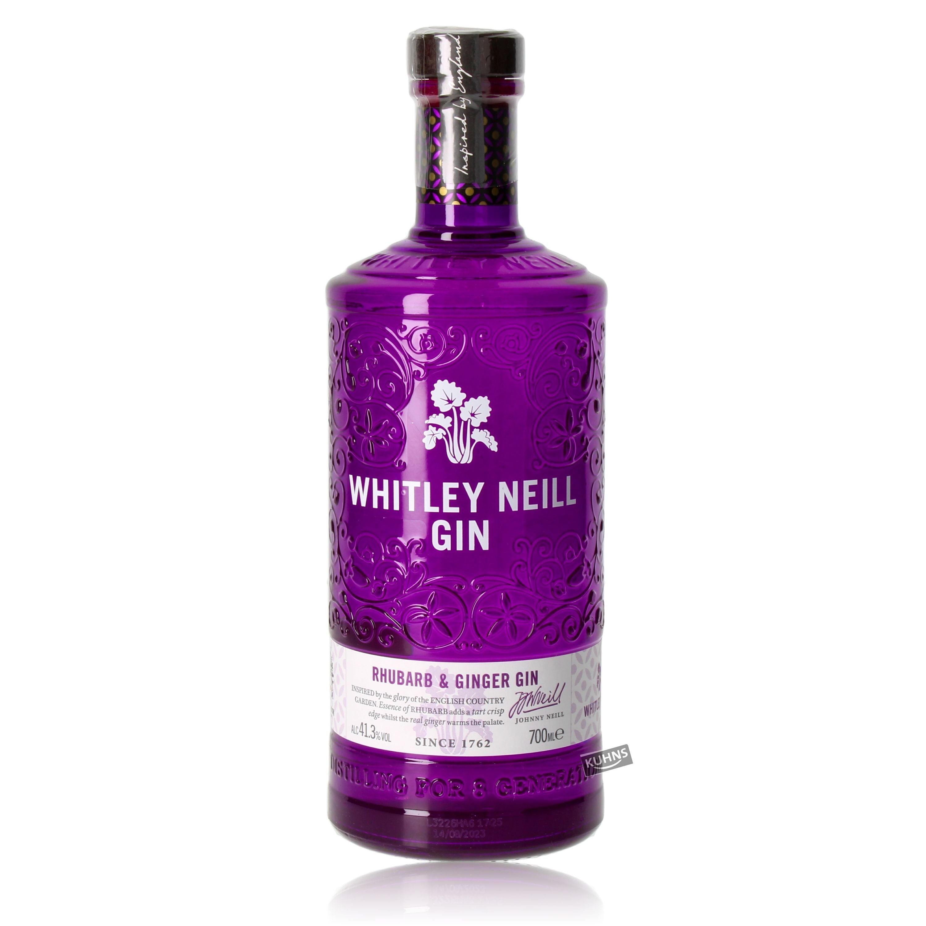 Whitley Neill Rhubarb & Ginger Gin 0,7l, alc. 41,3 Vol.-%, Gin England
