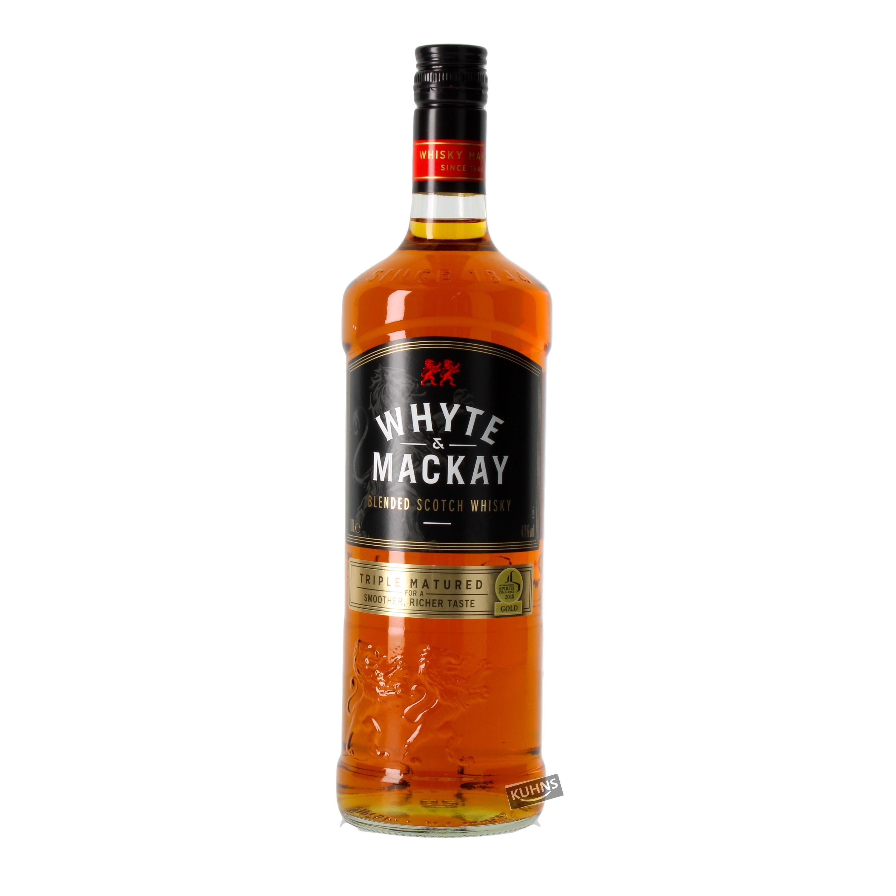 Whyte &amp; Mackay Triple Matured Blended Scotch Whisky 1,0l, alk. 40 % tilavuudesta