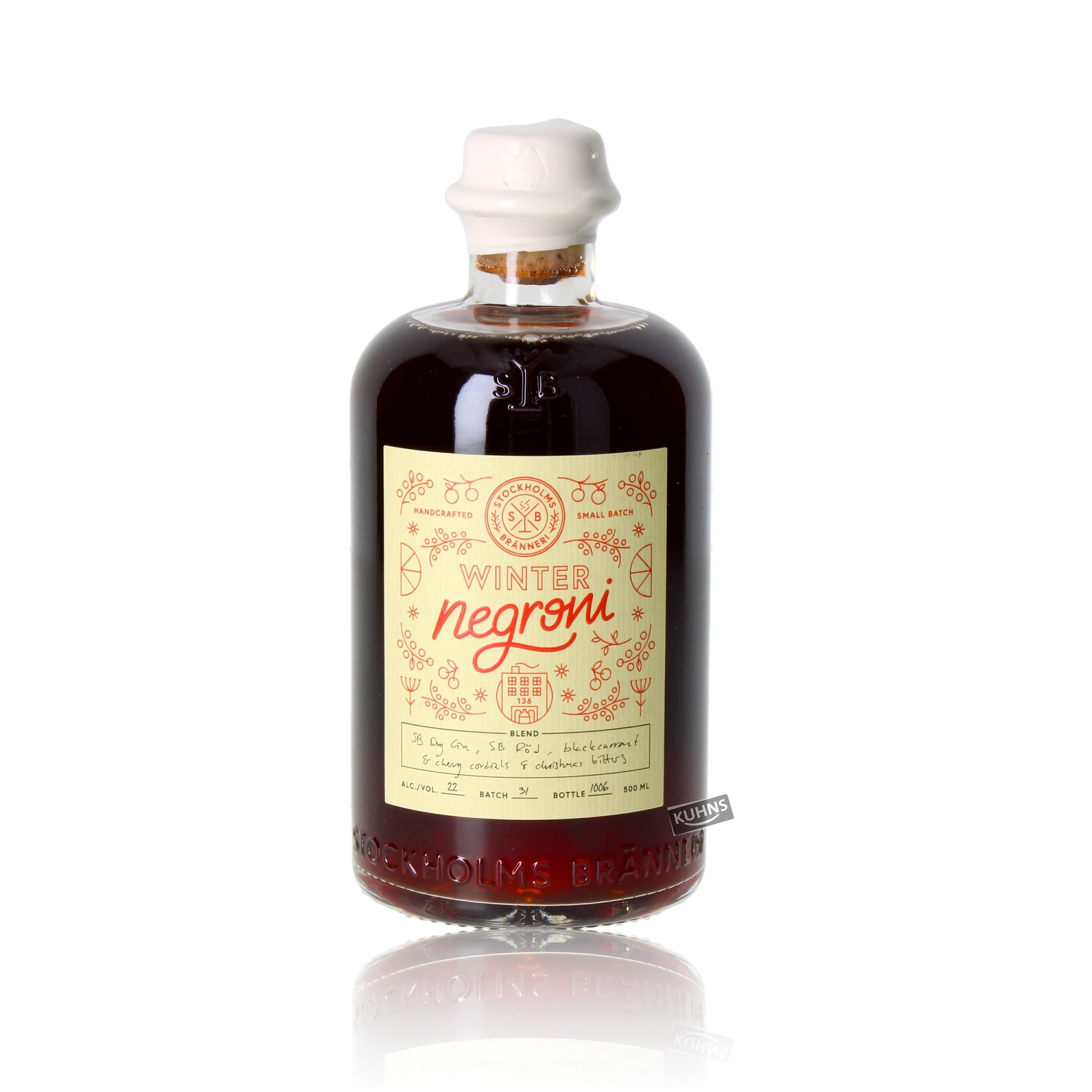 Stockholm's distillery - Negroni Winter Edition 0.5l, alc. 22% by volume,