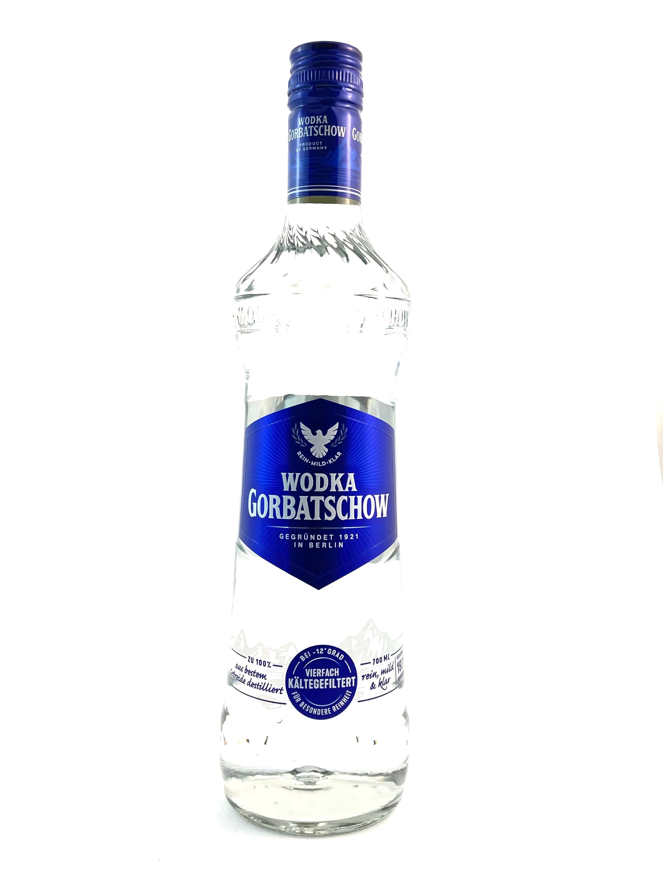 Vodka Gorbatšov 0,7l, alk. 37,5 tilavuusprosenttia, vodka Saksa