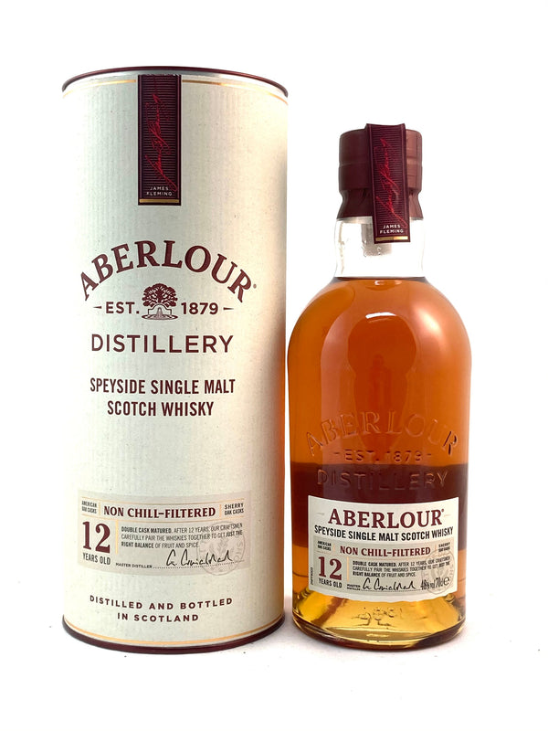 Aberlour 12 vuotta Jäähdyttämätön 0,7l, alk. 48 tilavuusprosenttia.