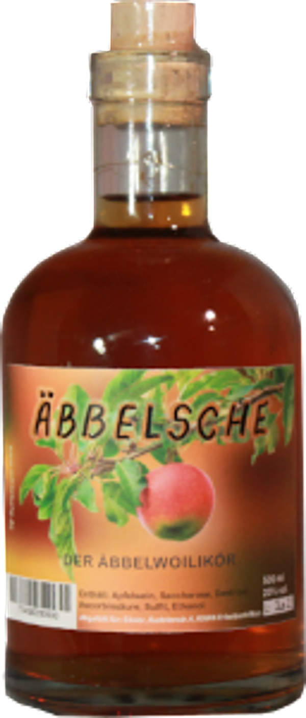 Äbbelsche 0,5l, alc. 20 Vol.-%, Apfelwein-Likör