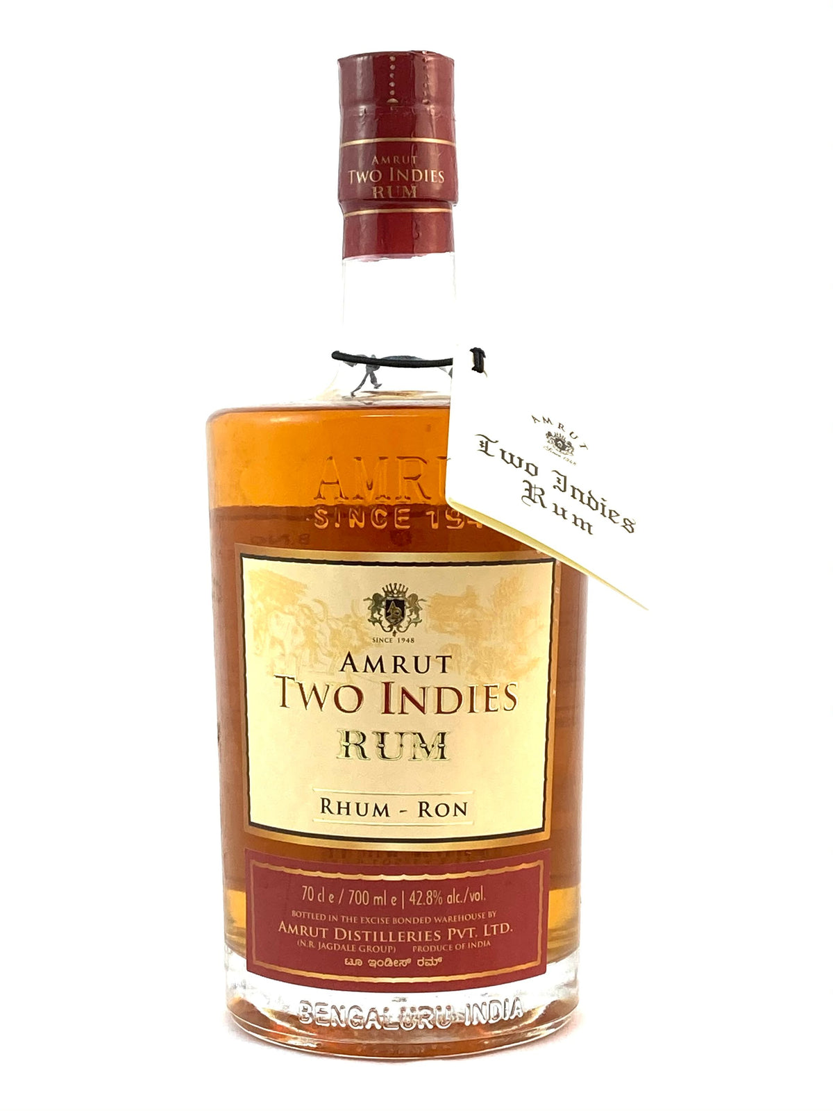 Amrut Two Indies Rum 0,7l, alc. 42,8 Vol.-% – Kuhns Trinkgenuss