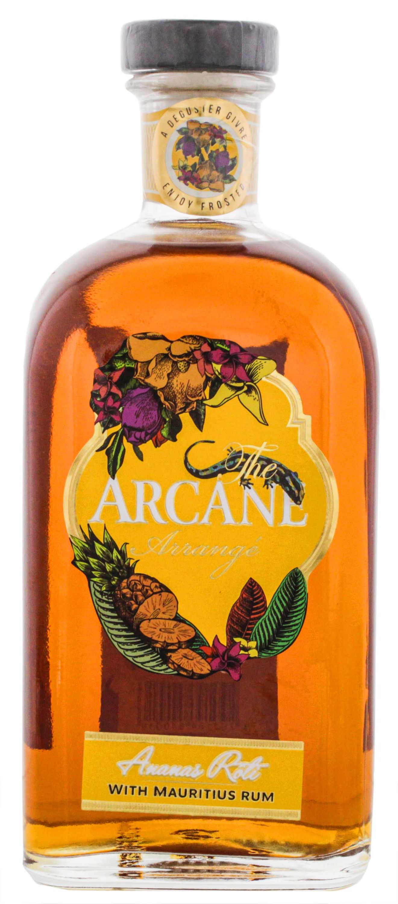 Arcane Arrange Ananas Roti 0,7l, alc. 40 Vol.-%, Rum-Likör Mauritius