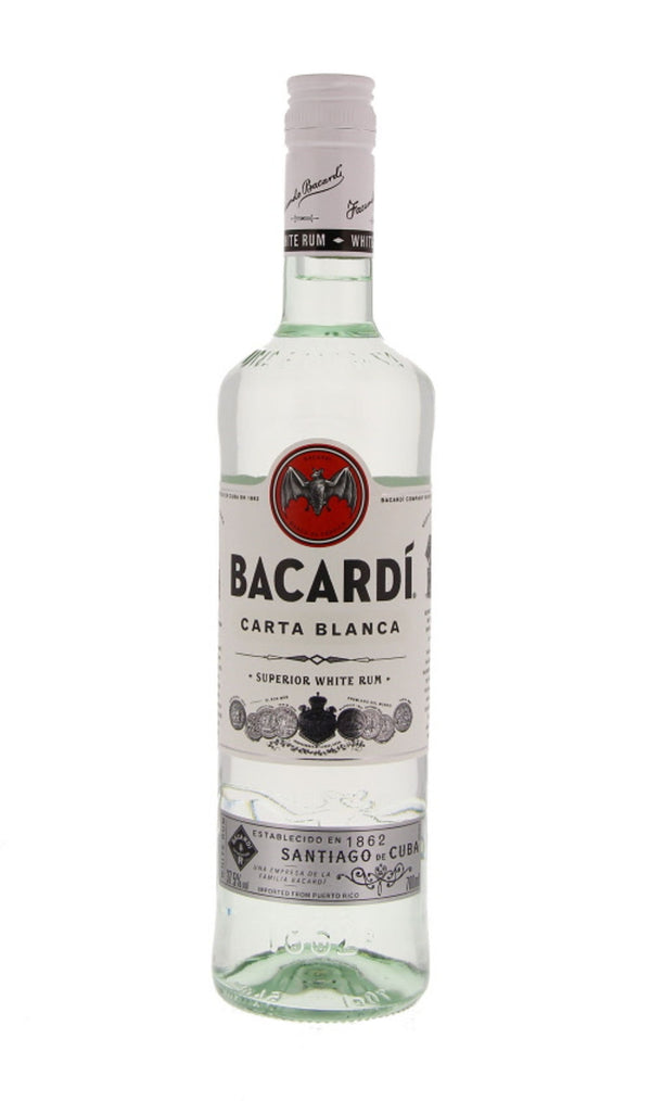 Bacardi Carta Blanca Rum 0,7l, alc. 37,5 Vol.-%