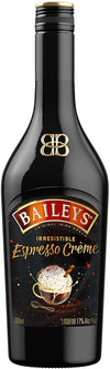 Baileys Espresso Cream 0,7l, alk. 17 % tilavuudesta