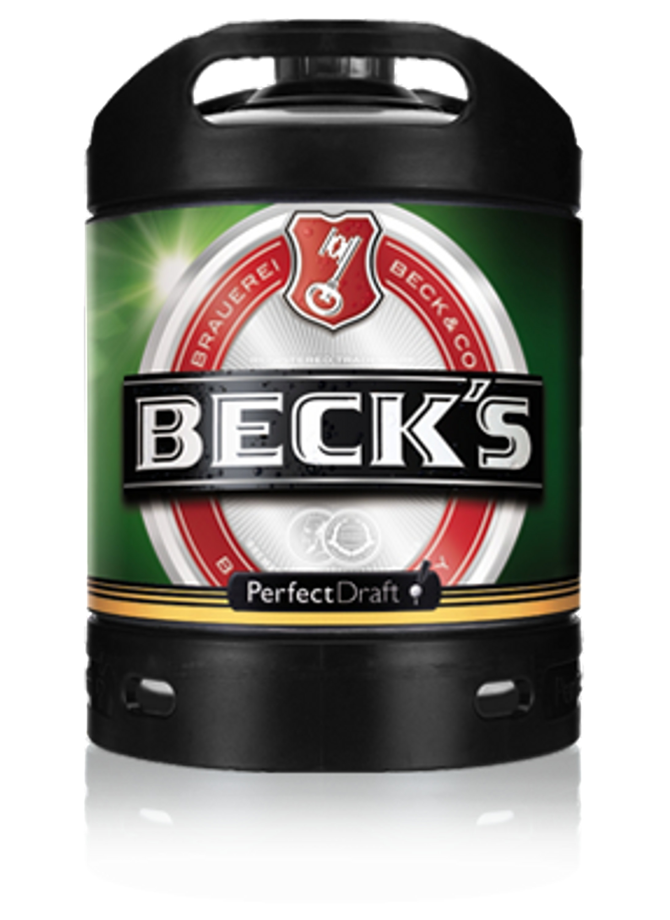 Beck's Pils Perfect Draft 6.0l, alc. 4.9% by volume