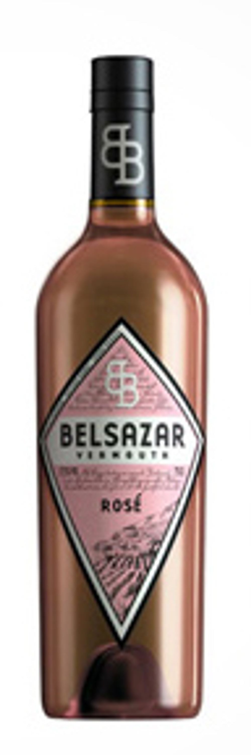 Belsazar Vermouth Rosé 0,7l, alk. 17,5 tilavuusprosenttia.
