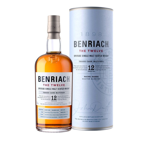 Benriach 12 vuotta The Twelve 0,7l, alk. 46 % tilavuudesta