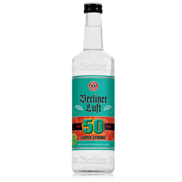 Berliner Luft Super Strong Peppermint Liqueur, 0.7l, alc. 50% by volume